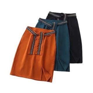 ザラ(ZARA)の🍁秋先行🍁1974【3color】スカート(ひざ丈スカート)