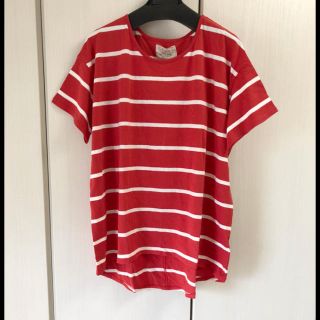 アングリッド(Ungrid)の新品 カラーボーダーハーフスリーブTee(Tシャツ(半袖/袖なし))