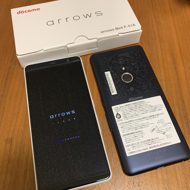 arrows(アローズ)のarrows Be4 F-41A simフリー　ホワイトmisa様専用 スマホ/家電/カメラのスマートフォン/携帯電話(スマートフォン本体)の商品写真