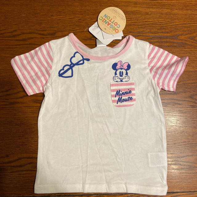 Disney(ディズニー)の子供袋　ミニーちゃんＴシャツ キッズ/ベビー/マタニティのキッズ服女の子用(90cm~)(その他)の商品写真