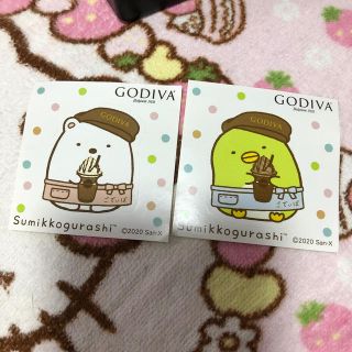 サンリオ(サンリオ)のすみっコぐらし GODIVA 非売品シール2枚セット(シール)