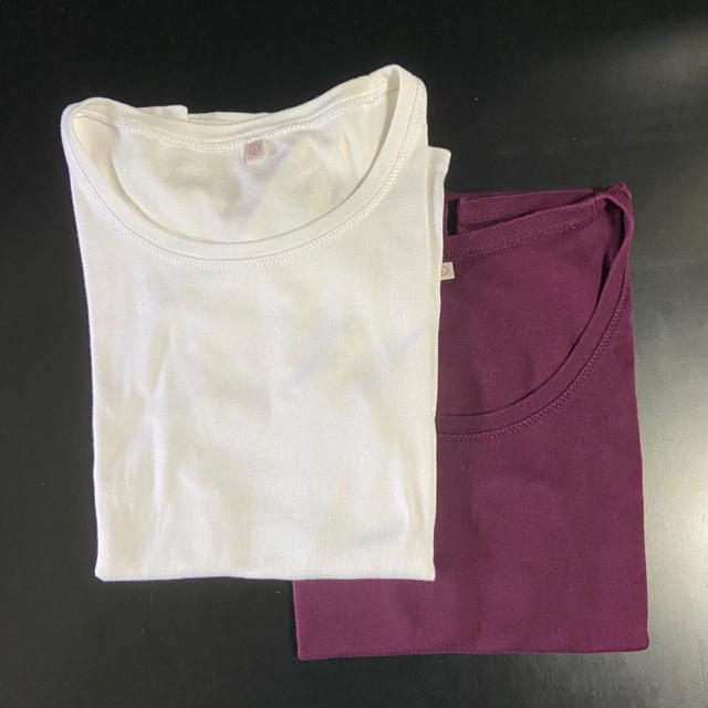 UNIQLO(ユニクロ)のユニクロ　Tシャツ　2枚（半袖） レディースのトップス(Tシャツ(半袖/袖なし))の商品写真
