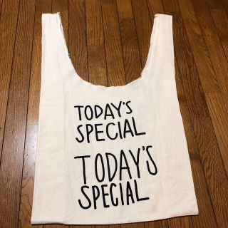 トゥデイフル(TODAYFUL)の最終値下げ！todays specialマルシェバッグ(エコバッグ)