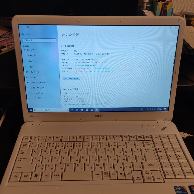 NEC LS550/A Windows10 corei5 SSD250G