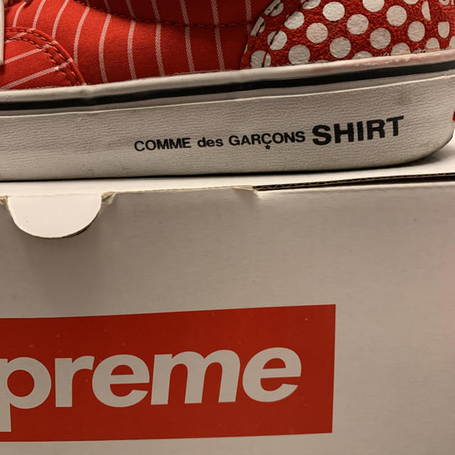 Supreme×Comme Des Garcon×VANS Era 26.5cm靴/シューズ