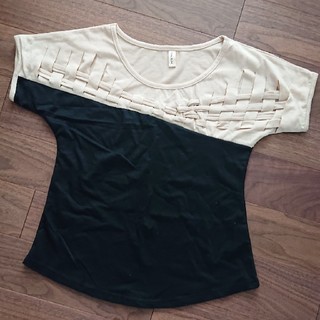 編み込み Tシャツ(Tシャツ/カットソー(半袖/袖なし))