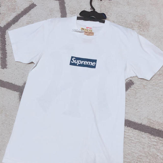 supreme box logo tee 15ss Yankees Tシャツ Mトップス