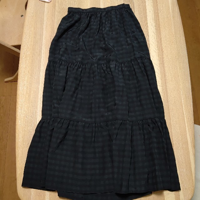 IENA(イエナ)のIENA　ギンガムティアードマキシスカート レディースのスカート(ロングスカート)の商品写真