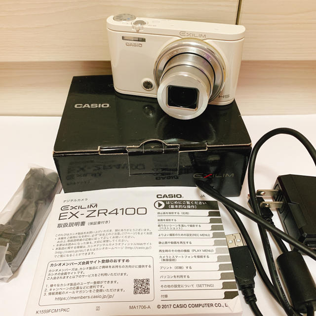 CASIO(カシオ)のEXILIM EX-ZR4100 デジタルカメラ スマホ/家電/カメラのカメラ(コンパクトデジタルカメラ)の商品写真