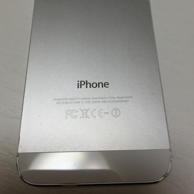 iPhone5 32GB ホワイト - 2