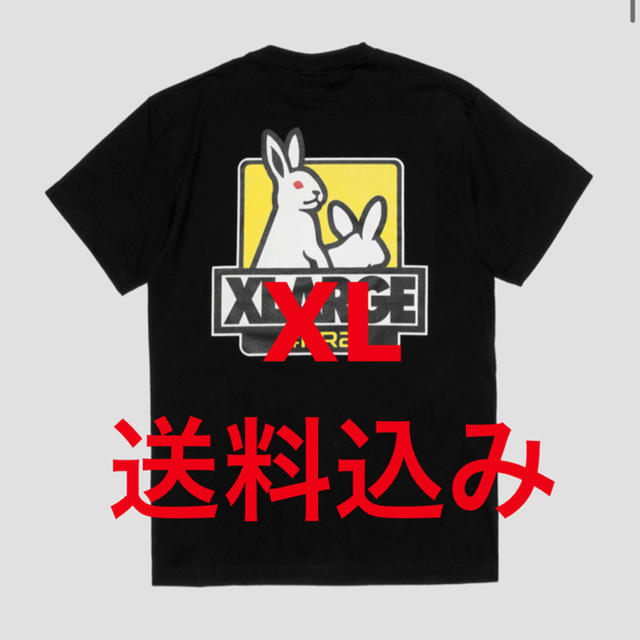 XLARGE(エクストララージ)のXLARGE FR2  Tシャツ　黒　XL メンズのトップス(Tシャツ/カットソー(半袖/袖なし))の商品写真