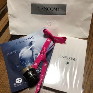 ランコム(LANCOME)のランコム🌹ジェニフィックマスク+手鏡+クリーム（試供品）(パック/フェイスマスク)