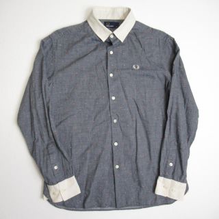 フレッドペリー(FRED PERRY)のFRED PERRY フレッドペリー クレリックシャツ Mサイズ 長袖シャツ(シャツ)