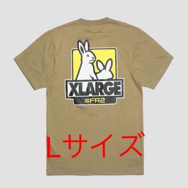 XLARGE(エクストララージ)の新品 FR2 XLARGE Tシャツ  ベージュ Lサイズ メンズのトップス(Tシャツ/カットソー(半袖/袖なし))の商品写真