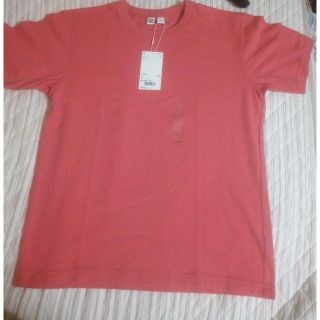 ユニクロ(UNIQLO)のUNIQLO U クルーネック T 半袖 メンズ S　レッド(Tシャツ/カットソー(半袖/袖なし))