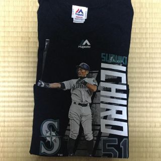 マジェスティック(Majestic)の最終お値下げ☆中古イチローTシャツ　2019MLB開幕戦記念(記念品/関連グッズ)