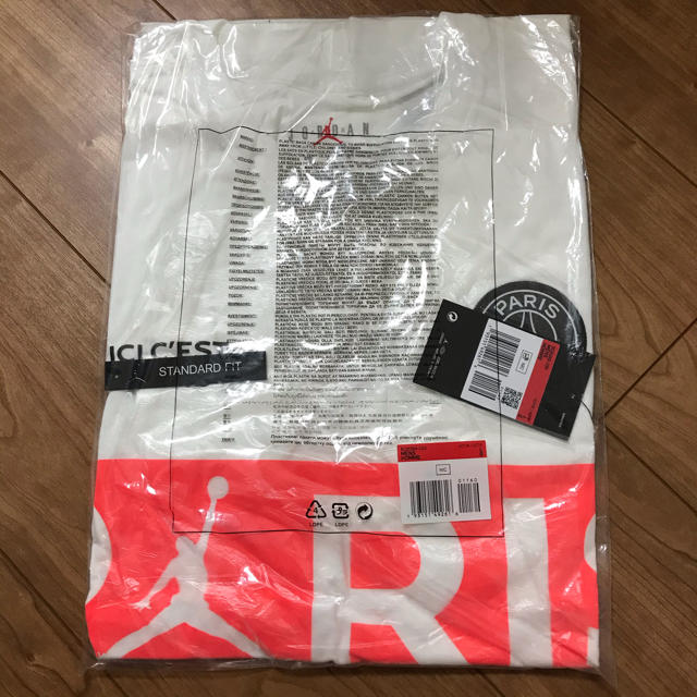 海外Lサイズ【新品】NIKE PSG JORDAN ワード ロゴ Tシャツ 3