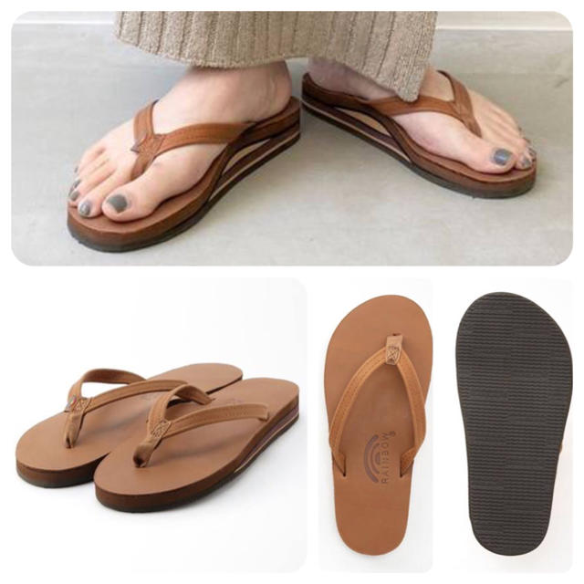 L'Appartement DEUXIEME CLASSE(アパルトモンドゥーズィエムクラス)の新品【RAINBOW SANDALS】DOUBLE Sandals 23 レディースの靴/シューズ(ビーチサンダル)の商品写真