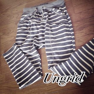 アングリッド(Ungrid)のボーダーサルエルpt(サルエルパンツ)