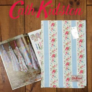 キャスキッドソン(Cath Kidston)の新品 キャスキッドソン ティータオル フローラルギンガムブルー(その他)