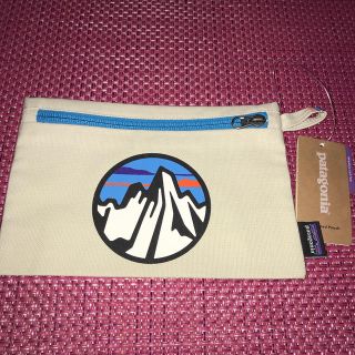 パタゴニア(patagonia)のパタゴニア　ロゴ　ジッパード　ポーチ　キャンバス製(ポーチ)