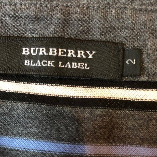 BURBERRY BLACK LABEL(バーバリーブラックレーベル)のバーバリー　ポロシャツ　ブラックレーベル メンズのトップス(ポロシャツ)の商品写真