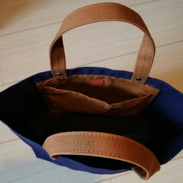 【kizitora04様専用】信三郎帆布 手さげ 内ポケット付き  レディースのバッグ(トートバッグ)の商品写真