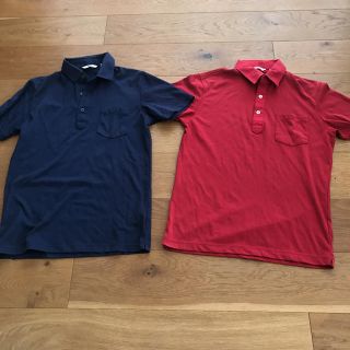 ユニクロ(UNIQLO)の２枚セット！ユニクロ　ドライメッシュ　ポロシャツ　M(ポロシャツ)