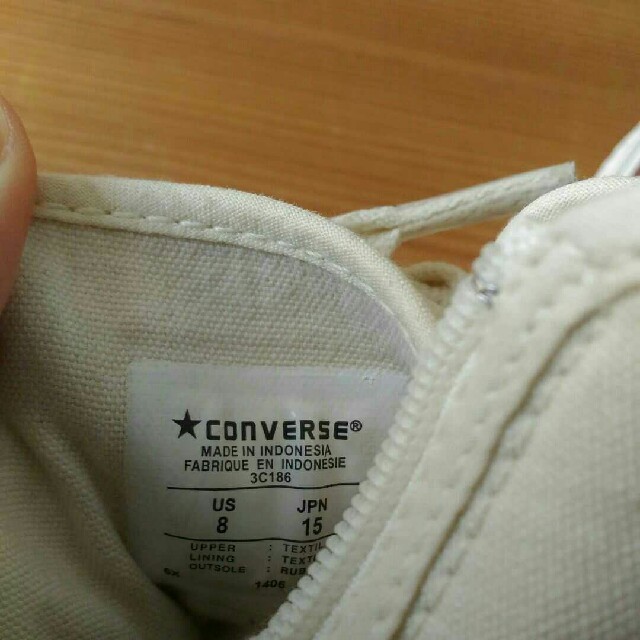 CONVERSE(コンバース)のコンバース　ハイカット　15.0 キッズ/ベビー/マタニティのキッズ靴/シューズ(15cm~)(スニーカー)の商品写真