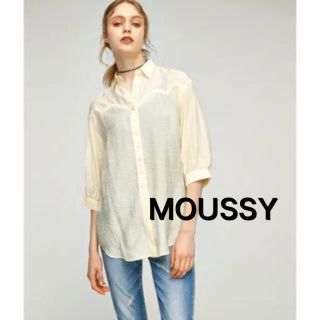 マウジー(moussy)のtoto☆さま専用　moussy　ルーズシャツ ブラウス　シアーシャツ(シャツ/ブラウス(長袖/七分))