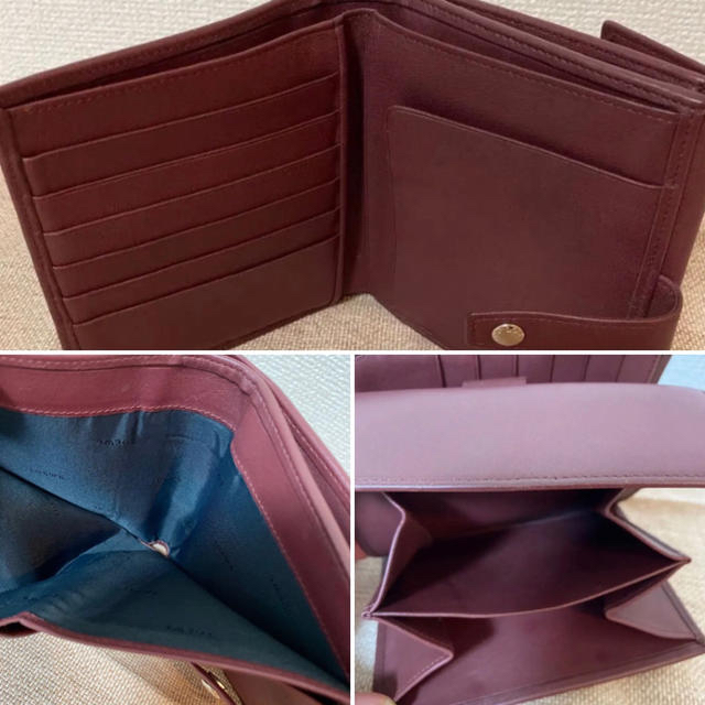 LOEWE(ロエベ)の美品　ロエベ   高級牛革　Ｗホック　二つ折　財布 レディースのファッション小物(財布)の商品写真