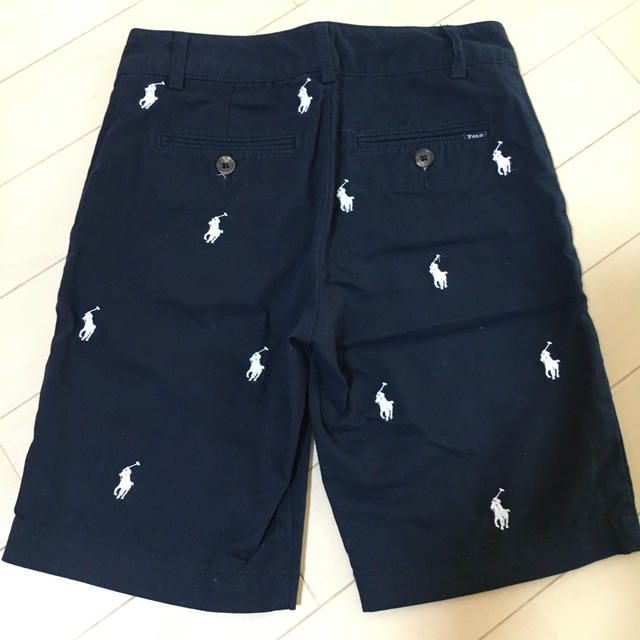 POLO RALPH LAUREN(ポロラルフローレン)のミミ様専用⭐︎ぽろラルフローレン  短パン　ロゴ　ネイビー キッズ/ベビー/マタニティのキッズ服男の子用(90cm~)(パンツ/スパッツ)の商品写真