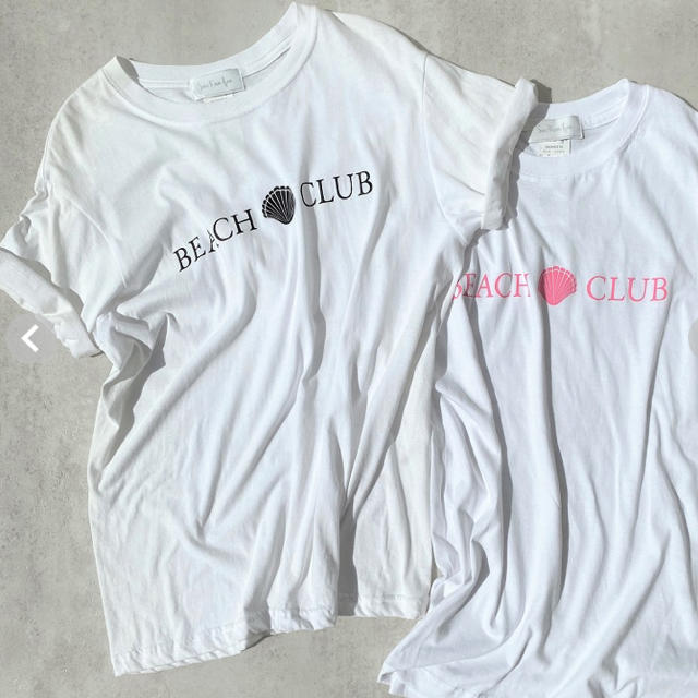 SeaRoomlynn(シールームリン)のシールームリン　BEACH CLUB Tシャツ　ブラック レディースのトップス(Tシャツ(半袖/袖なし))の商品写真