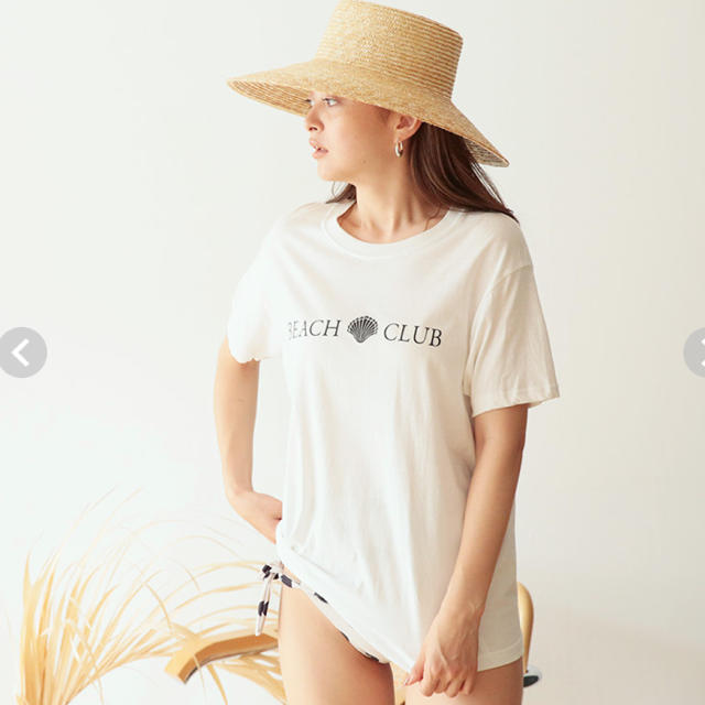 SeaRoomlynn(シールームリン)のシールームリン　BEACH CLUB Tシャツ　ブラック レディースのトップス(Tシャツ(半袖/袖なし))の商品写真