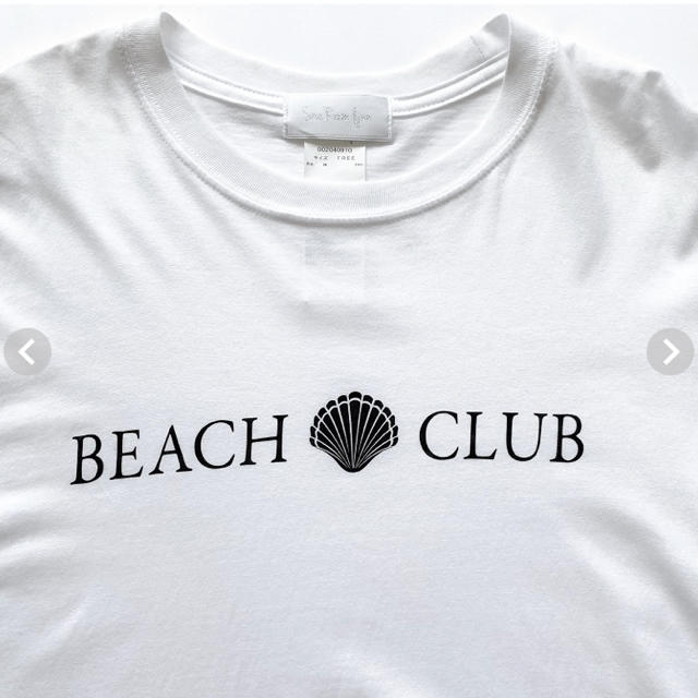 SeaRoomlynn(シールームリン)のシールームリン　BEACH CLUB Tシャツ　ブラック レディースのトップス(Tシャツ(半袖/袖なし))の商品写真