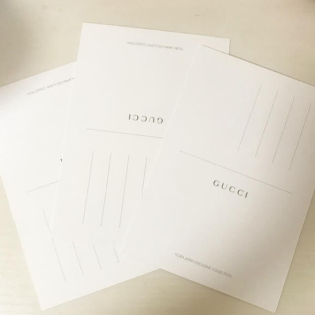 Gucci(グッチ)のGucciポストカード　3枚 インテリア/住まい/日用品の文房具(その他)の商品写真