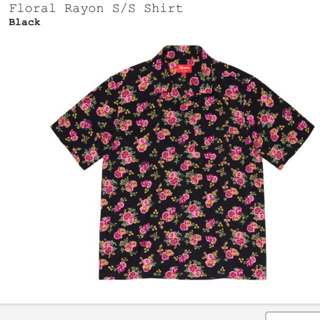 M supreme  Floral Rayon S/S Shirt フローラル