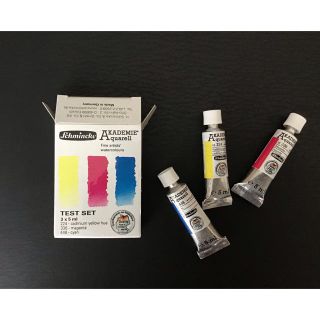 シュミンケ アカデミー　三原色テストセット　5ml(絵の具/ポスターカラー)