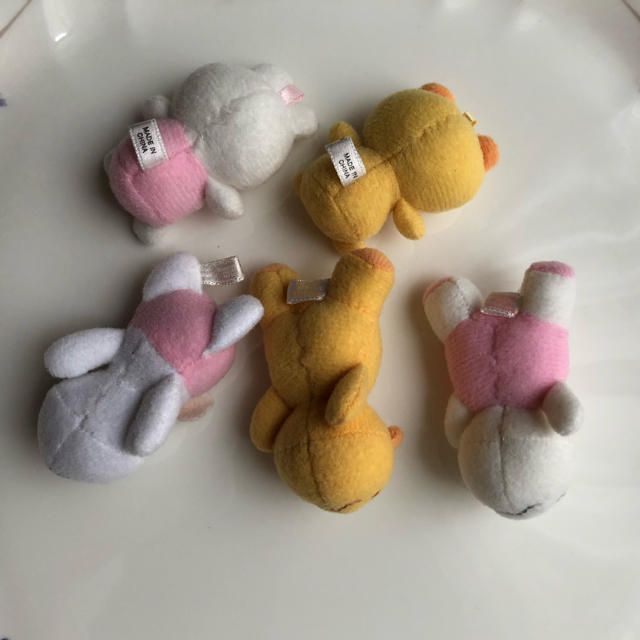 うさぎ くま 5コ マザーグースの森 うさちゃん プリティ ぷんくま