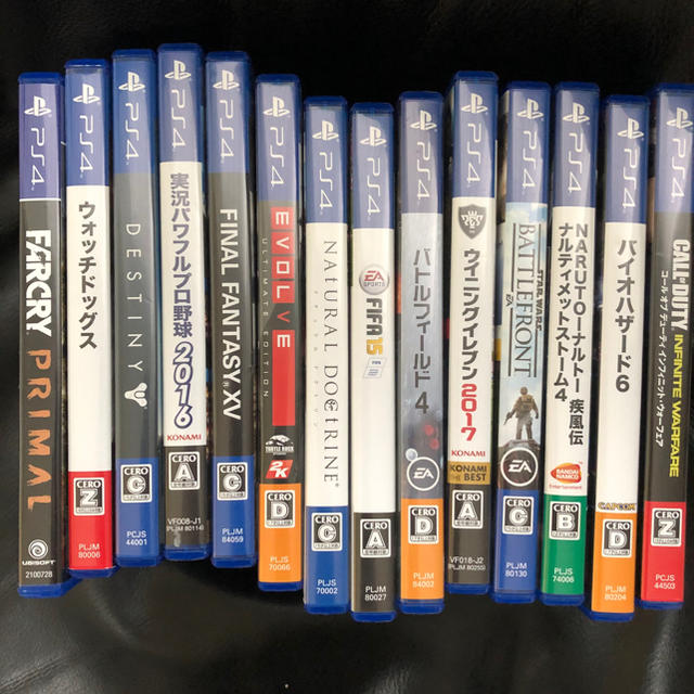 ps4 ソフト　14本セット