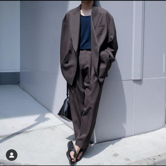格安新作 oversized double breasted peaked jacket tTWV0