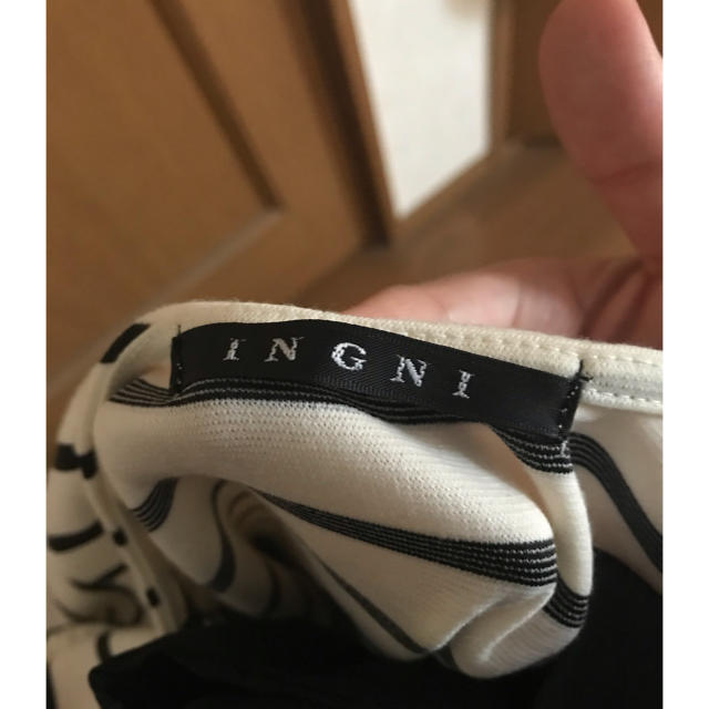 INGNI(イング)のボーダーワンピース　イング　M レディースのワンピース(ひざ丈ワンピース)の商品写真