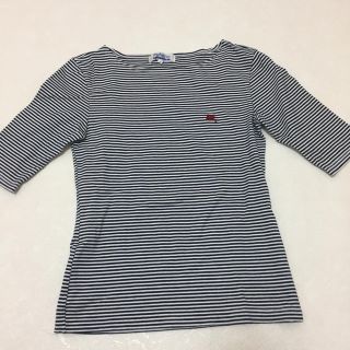 バーバリーブルーレーベル(BURBERRY BLUE LABEL)の専用です！バーバリー 五分丈袖 ストラップＴシャツ(Tシャツ(半袖/袖なし))