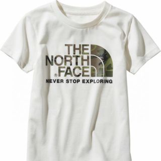 ザノースフェイス(THE NORTH FACE)の110 THE　NORTH　FACE アウトドアショートスリーブカモロゴティー(Tシャツ/カットソー)