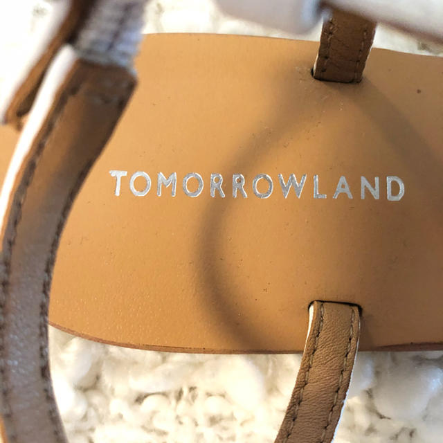TOMORROWLAND(トゥモローランド)の【2019SS】トゥモローランド レザー　サンダル（38） レディースの靴/シューズ(サンダル)の商品写真