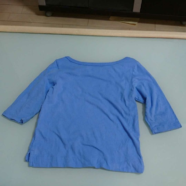 GAP Kids(ギャップキッズ)のgap7部丈シャツ キッズ/ベビー/マタニティのキッズ服女の子用(90cm~)(Tシャツ/カットソー)の商品写真