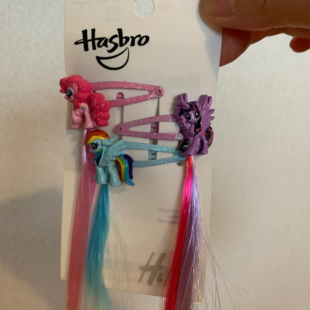 H&H(エイチアンドエイチ)のmy little pony ヘアピン　3個セット キッズ/ベビー/マタニティのマタニティ(その他)の商品写真