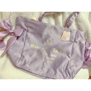 メゾンドフルール(Maison de FLEUR)のMaison de FLEUR♡クリアトートバッグ♡ラベンダー(トートバッグ)