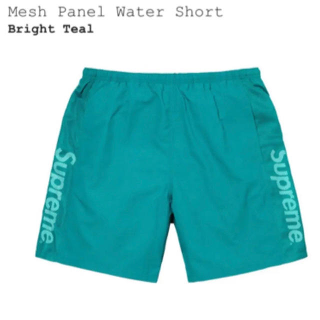 Supreme Mesh Panel Water Shorts 黒 MサイズサイズMサイズ