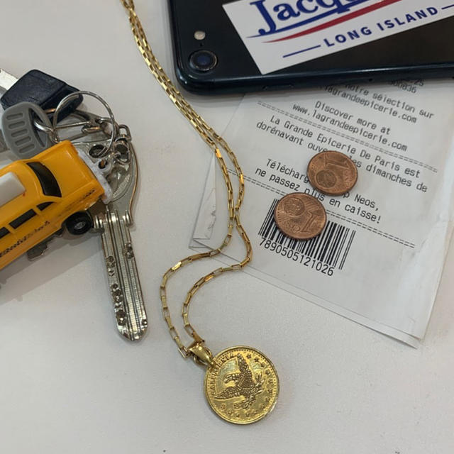 Shinzone(シンゾーン)のshinzone laver coin necklace ネックレス　コイン レディースのアクセサリー(ネックレス)の商品写真